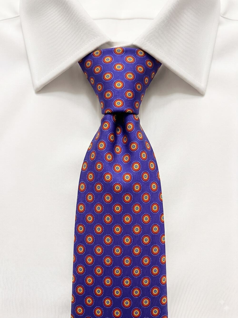 Ted Baker London Purple Geometric 100% Silk Necktie